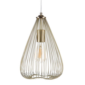 Lampa wisząca metalowa złota CONCA
