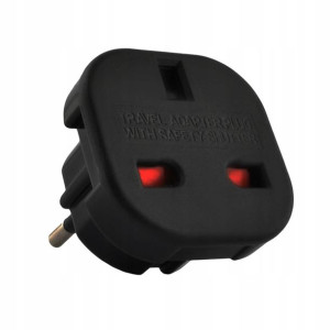 Adapter Przejściówka Uk - Pl Bezpieczny Uziemienie