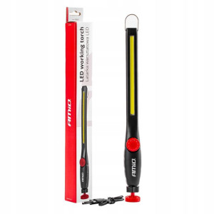 Wt10 | Lampa Latarka Warsztatowa Cob 450lm Aku Usb