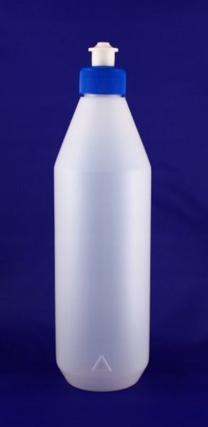 Butelka HDPE 500ml Pull-push Dzióbek mleczna