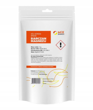 Siarczan Magnezu Sól Gorzka Epsom 1kg Big Nature