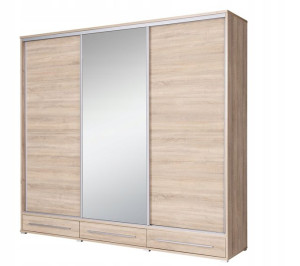 Szafa przesuwna HAJFA lustro 255x236x61 garderoba
