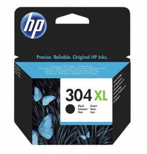 Oryginalny tusz do HP - powiększony - 304xl BK czarny DeskJet 2620 2630