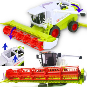 Duży Kombajn Zbożowy BIZON Zabawka Traktor z Napędem