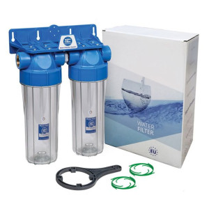 FHPRCL12-B-TWIN Aquafilter filtr wody podwójny 1/2"