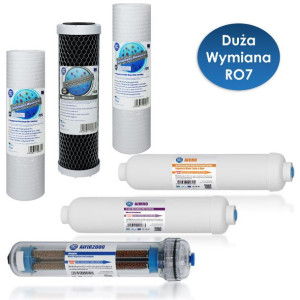 Komplet wkładów Aquafilter serwis roczny RO7 AIFIR2000