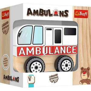 Auto drewniane Ambulans