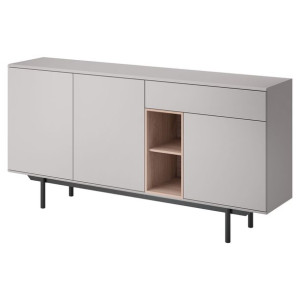 Szafka RTV INOX IRTV175 Szary/Jackson Hickory