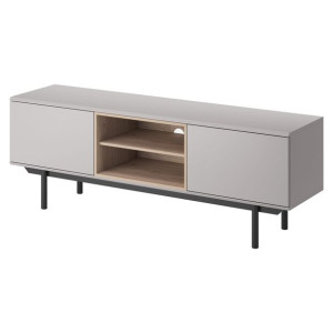 Szafka RTV INOX IRTV150 Szary/Jackson Hickory