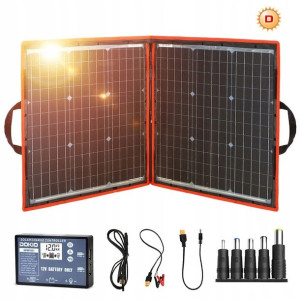 Składany Panel Słoneczny 100w Pod Namiot + Torba