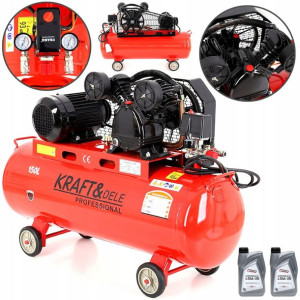 Kraft Kompresor Olejowy Sprężarka 150l 400v 5,2km