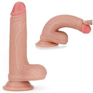 Mięssiste Dildo Podwójna Gęstość 18cm