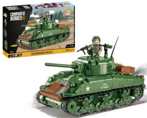 Klocki Cobi 3044 Czołg Sherman M4a1 Z Gry Company Of Heroes 615 El.