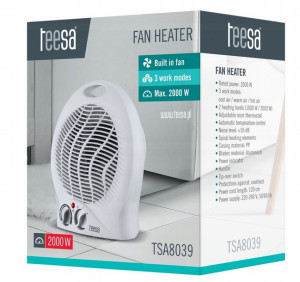 Grzejnik Elektryczny Farelka Termowentylator Teesa