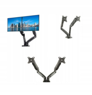 Uchwyt Do Monitorów Regulowany Gazowy X2 + Gratis