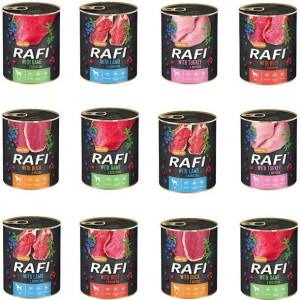 DOLINA NOTECI RAFI mokra karma dla psa 12 x 800g