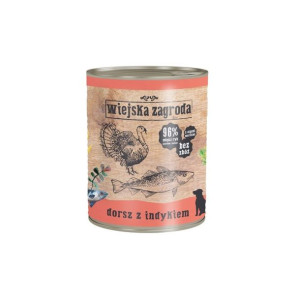 WIEJSKA ZAGRODA Dorsz z indykiem 800g