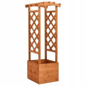 Donica Duża Wysoka Drewniana Ogrodowa Pergola 49cm