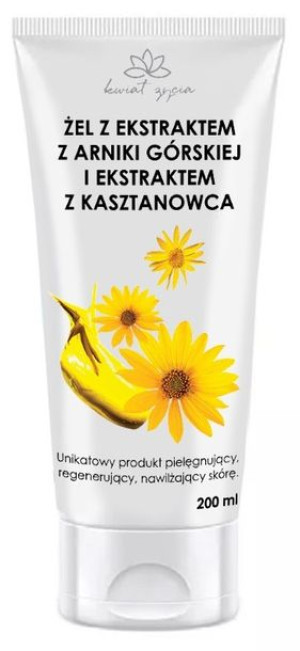Żel z ekstraktem arniki kasztanowca Kwiat życia