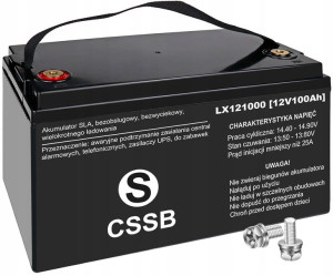 Akumulator 100ah 12 Volt Vrla Kampera Ups 2023 R.