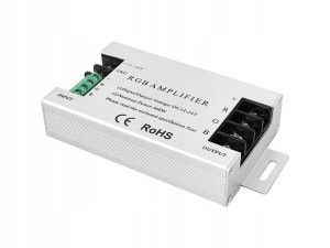 Wzmacniacz Sygnału Taśm Led Rgb 12v - 24v 10a