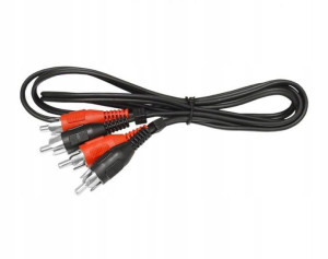 Kabel 2x Rca (cinch) - 2x Rca (cinch) 1,8m Stereo