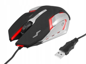 Myszka Dla Graczy Mysz Gamingowa 1600 Dpi Usb Pc