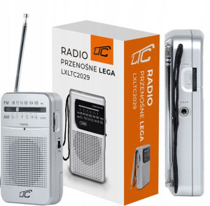 Mini Radio Przenośne Turystyczne Na Baterie Fm
