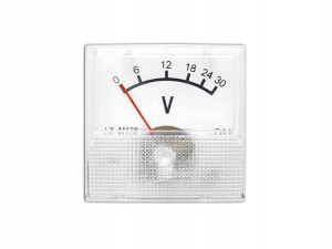 Mini Woltomierz Analogowy 30v Kwadratowy