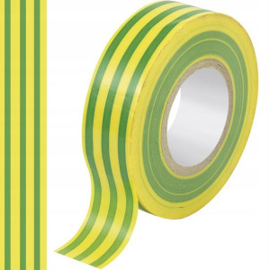 Taśma Izolacyjna Zielono Żółta Lexton 19mm X 10m