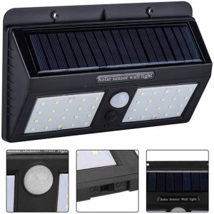 Lampa Solarna Halogen Led Czujnik Ruchu Zmierzchu