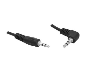 Kabel Aux Mini Jack 3,5mm 0,5m Wtyk Kątowy