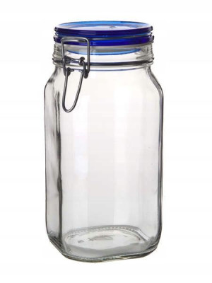 SŁOIK POJEMNIK hermetyczny 1,5L BORMIOLI BLUE FIDO