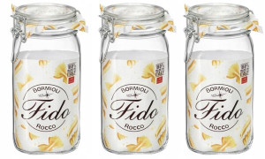 Słoik Pojemnik Z Klipsem Fido 3 X 1,5 L Bormioli
