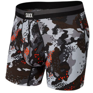 Bokserki sportowe męskie z rozporkiem SAXX SPORT MESH Boxer moro S