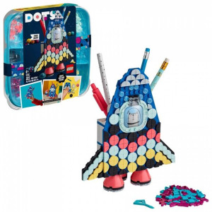 LEGO Dots Długopisy pojemnik rakieta klocki 41936