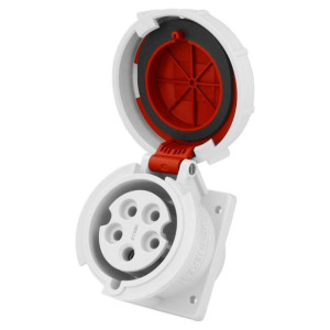 Gniazdo 32A 5p 400V IP67 tablicowe proste 240A MENNEKES