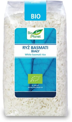 Ryż Basmati Biały Bio 500 G - Bio Planet