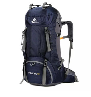 DUŻY Plecak turystyczny 60L trekkingowy z kominem