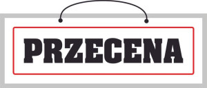 Tablica laminowana 12x41cm przecena