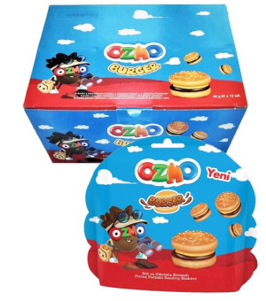 Tim Ozmo Burger z kremem i chrupkami 40g x 12 sztuk