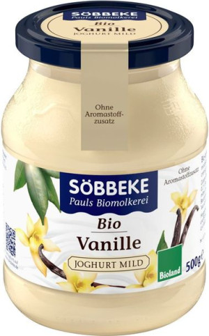 Jogurt Waniliowy 3,8% Bio 500 G (słoik) - Sobbeke