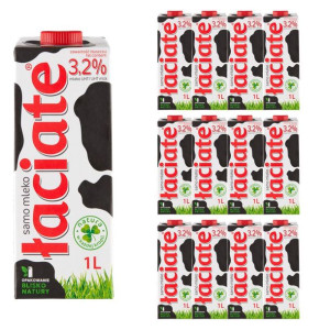 Łaciate Mleko UHT 3,2 % 1l x 12 sztuk