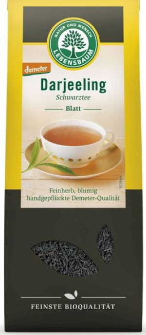 Herbata Czarna Darjeeling Liściasta Bio 100 G - Lebensbaum