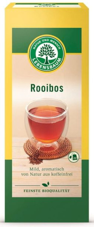 Herbata Rooibos Ekspresowa Bio (20 X 1,5 G) - Lebensbaum