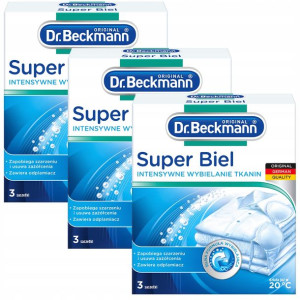 Wybielacz Do Tkanin Dr Beckmann Super Biel 9 X 40g