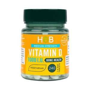 Vitamin D3 1000 IU 25 mcg (240 tabl.)