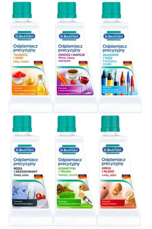 6x Odplamiacz Precyzyjny Dr. Beckmann Duży Zestaw