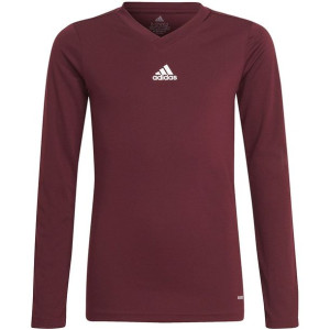 Koszulka dla dzieci adidas team base bordowa gn7510