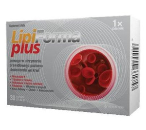 LipiForma Plus na cholesterol monakolina 30 kapsułek